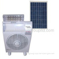 13w Solar Fan With Led 